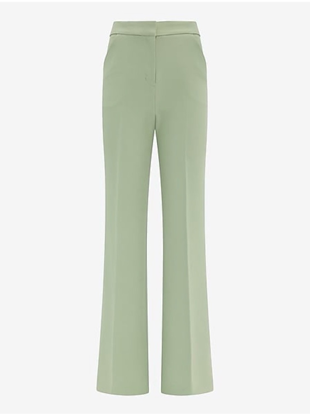 NWT Express Editor Signature Stretch High Waisted Flare Trouser - Picture 4 of 5